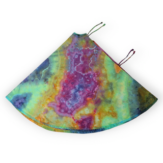 Rainbow tie-dye Tree Skirt