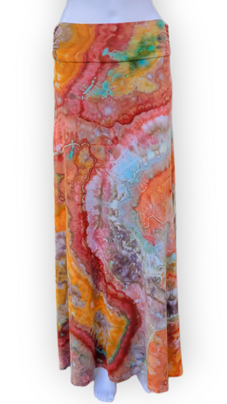 Women's Large Geode Maxi Skirt