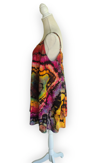 Women's Large Reverse-dyed Rainbow Dress