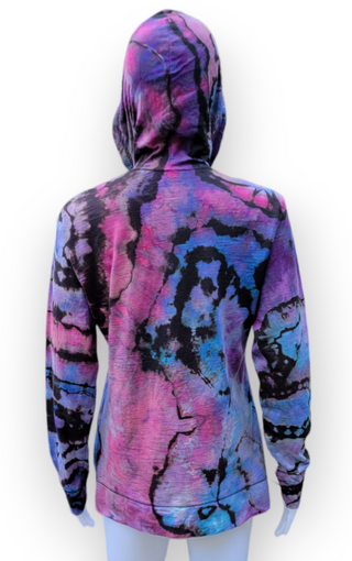 Women's Medium Reverse-dyed Lightweight Zip-up Hoodie